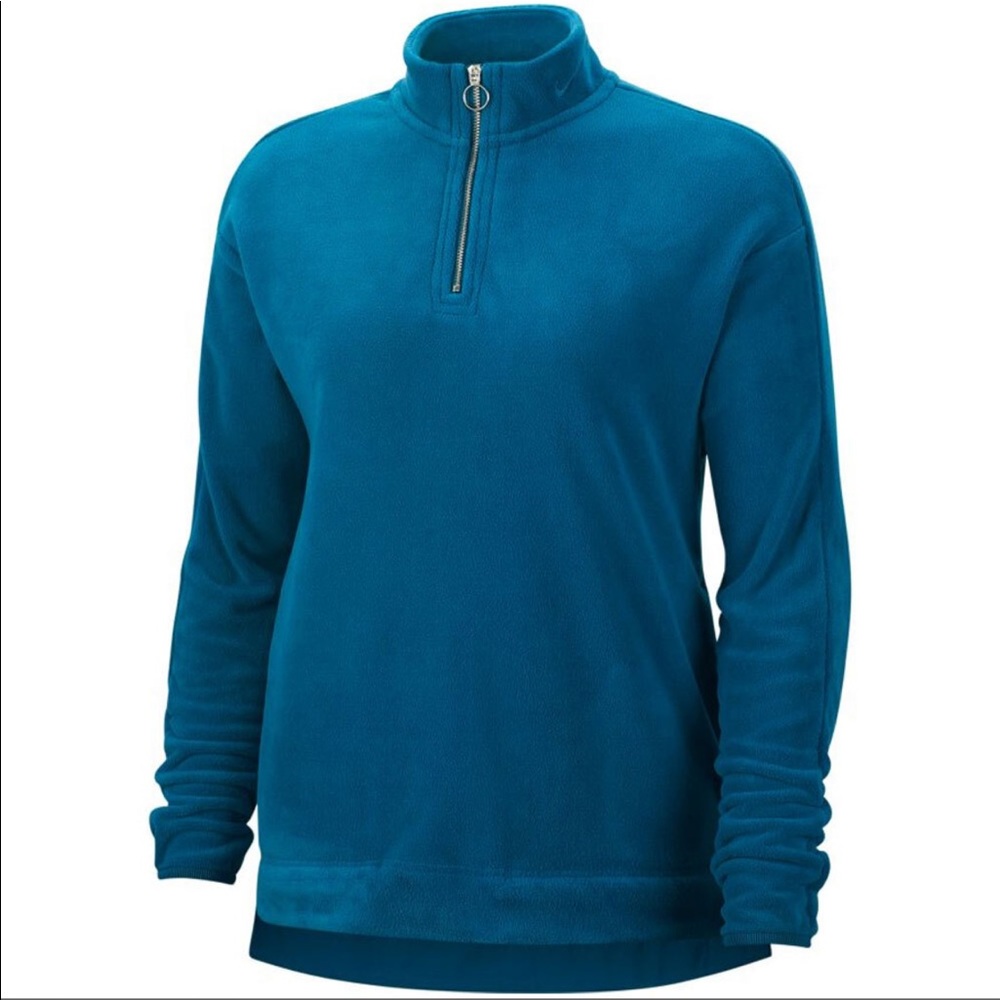 Nike Women's Nike Therma Victory Half Zip Midlayer, Green Abyss, X-Large